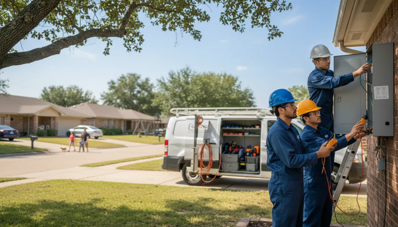 Certified electrician providing emergency electrical services in Bassett, NE